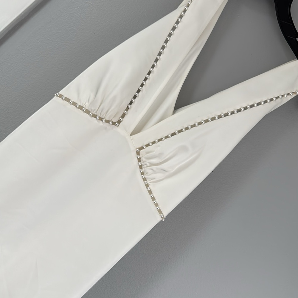Sachin & Babi size 14 Astor pearl-embellished gown - Picture 9 of 14